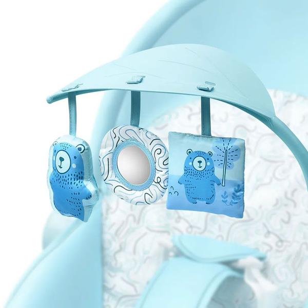 Cadeira de Descanso e Balanço para Bebês - Até 18 kg - Seasons - Azul - Multikids Baby Imagem de Cadeira de Descanso e Balanço para Bebês - Até 18 kg - Seasons - Azul - Multikids Baby
