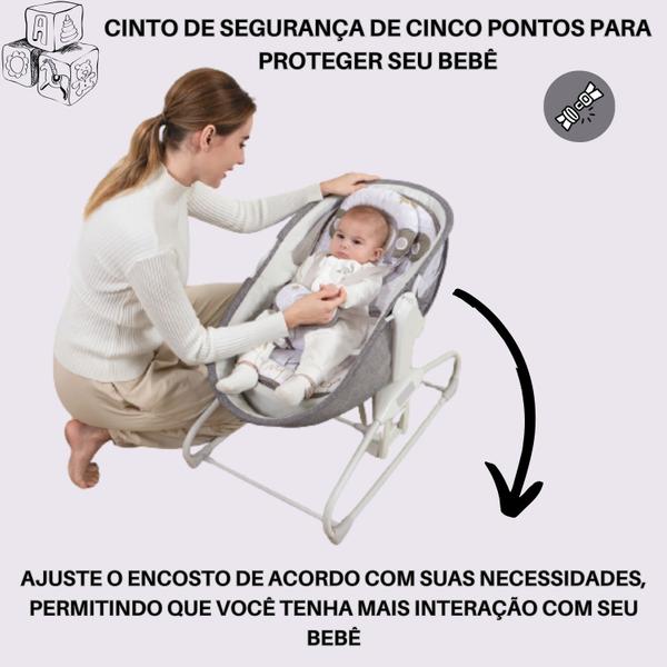 Cadeira de descanso moisés giratória 360 4 em 1 cinza escuro (3087) - MASTELA Imagem de Cadeira de descanso moisés giratória 360 4 em 1 cinza escuro (3087)