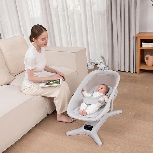 Imagem de Cadeira de Descanso Multimotion Off White Infantil Mastela