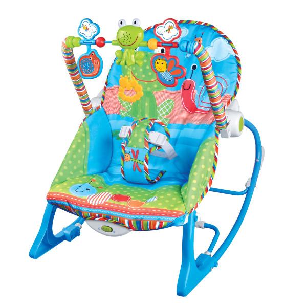 Cadeira de Descanso Musical FunTime até 18kgs Azul-Maxi Baby Cadeira de Descanso Musical FunTime até 18kgs Azul-Maxi Baby