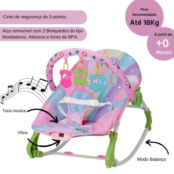 Imagem de Cadeira De Descanso Musical Vibratória 18Kgs Magic Maxi Baby