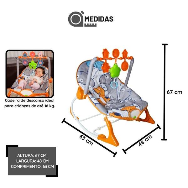 Imagem de Cadeira De Descanso Nina Dino (0 A 18 Kg) - Galzerano