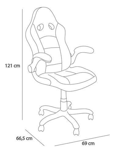 Imagem de Cadeira De Escritorio Comfort Premier Gamer Black Ate 150kg