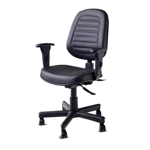 Imagem de Cadeira de Escritório Diretor Costura Ergonômica com braço regulável Norma NR 17 ABNT - Qualiflex