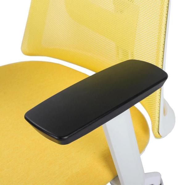 Imagem de Cadeira De Escritório Elements Olympia Branca E Amarela