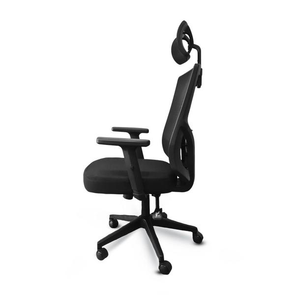 Imagem de Cadeira De Escritório Ergonômica Presidente Tela Mesh W-57C Cor:Preto