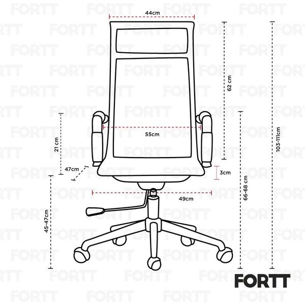Cadeira de Escritório Esteirinha Tela Mesh Base Cromada com Rodinha Fortt Salta Preta - CEF04-P Imagem de Cadeira de Escritório Esteirinha Tela Mesh Base Cromada com Rodinha Fortt Salta Preta - CEF04-P