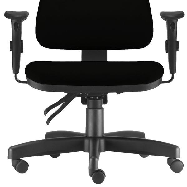 Imagem de Cadeira de Escritório Giratória Executiva Ergonômica Sky Crepe Preto - Lyam Decor