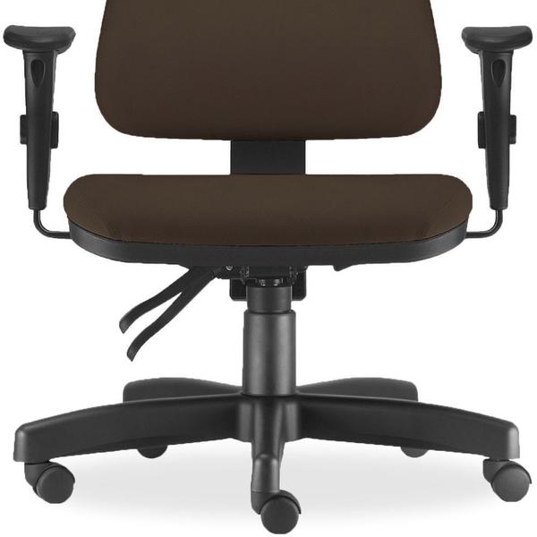 Imagem de Cadeira de Escritório Giratória Executiva Ergonômica Sky Suede Marrom - Lyam Decor