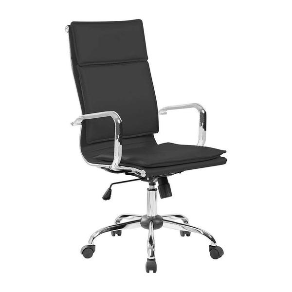 Imagem de Cadeira de Escritório Presidente Giratória Eames Comfort Preta