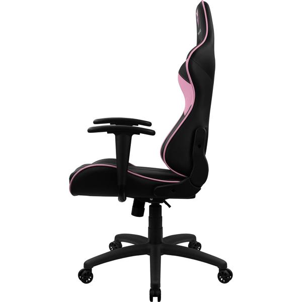 Imagem de Cadeira de Escritório ThunderX3 EC3 gamer Ergonômica Rosa com Estofado de material sintético Apoios de braços confortáveis