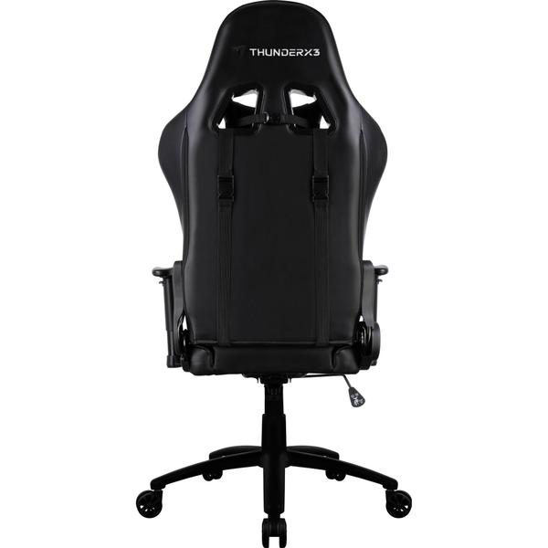 Imagem de Cadeira de Escritório ThunderX3 Tgc12 gamer Ergonômica Preto com Estofado de material sintético Apoios de braços confortável