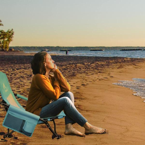 Imagem de Cadeira de praia Oileus Low para barraca de praia e acampamento ultraleve