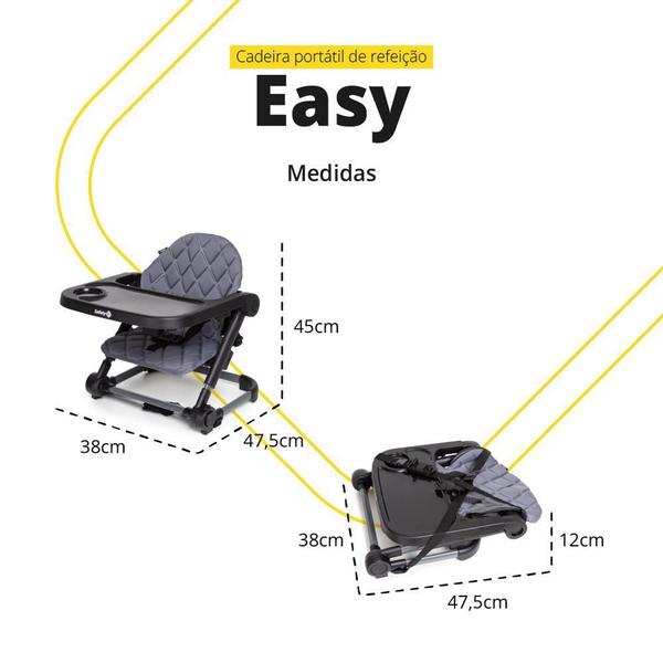 Imagem de Cadeira de Refeição Easy Safety 1st - Black