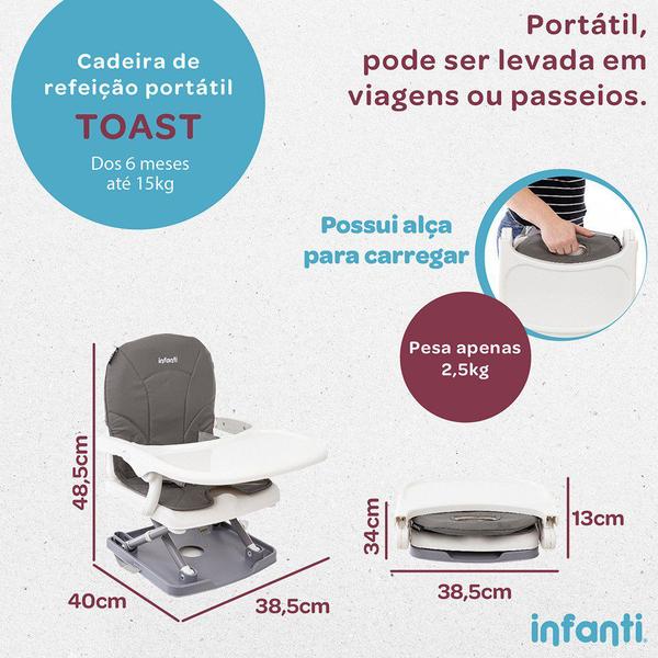 Imagem de Cadeira de Refeição Infanti Toast Portátil
