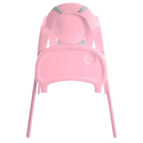 Imagem de Cadeira de refeição infantil 2 alturas macaron voyage rosa