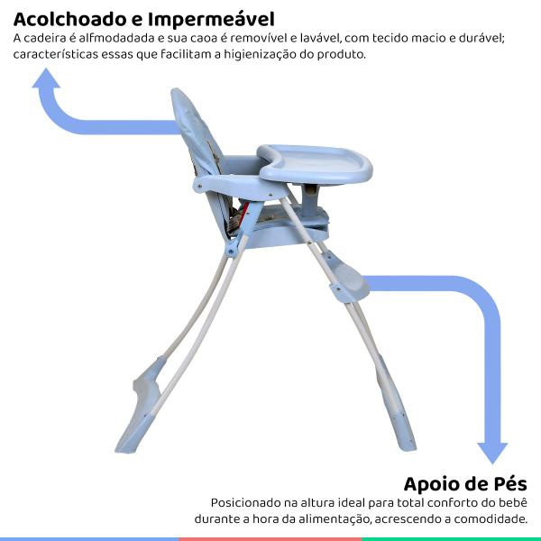 Imagem de Cadeira de Refeição Infantil Bon Appetit+ Alimentação do Bebê De 6 a 36 Meses Burigotto