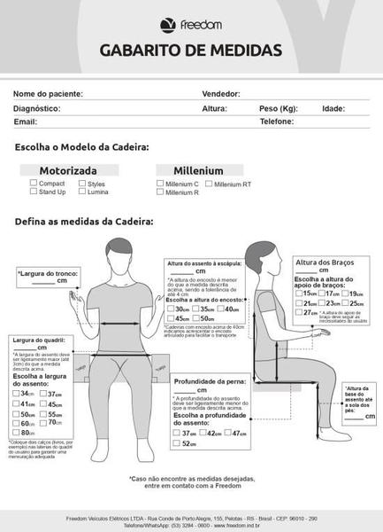 Imagem de Cadeira de Rodas Motorizada Freedom Styles 13 - L 45cm (G)