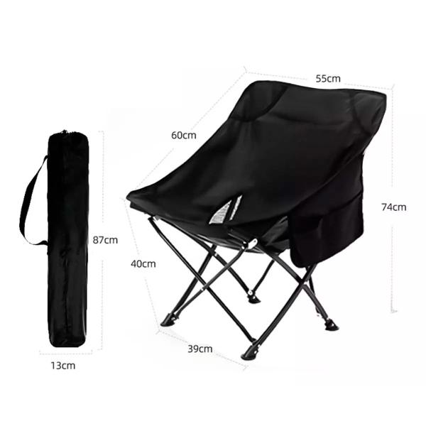 Cadeira Dobrável Leve Conforto Ideal Para Piscina e Acampamento - DESERT Imagem de Cadeira Dobrável Leve Conforto Ideal Para Piscina e Acampamento
