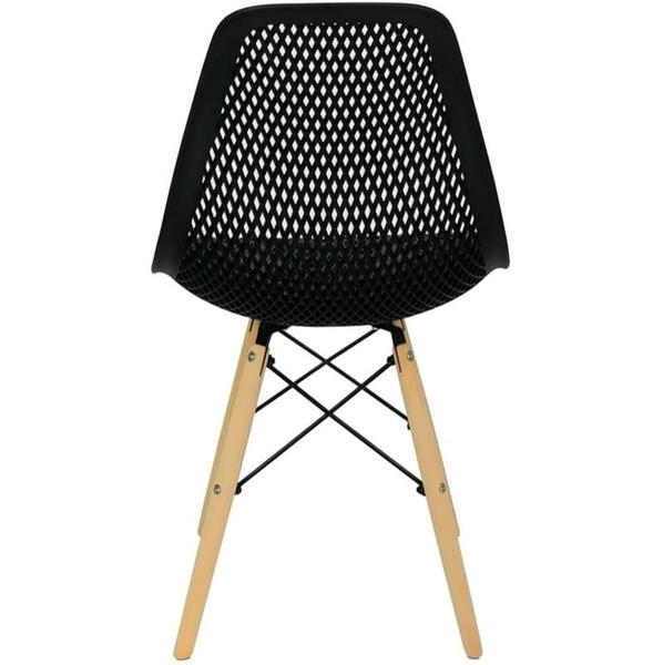 Imagem de Cadeira Eames Design Colméia Eloisa Preto