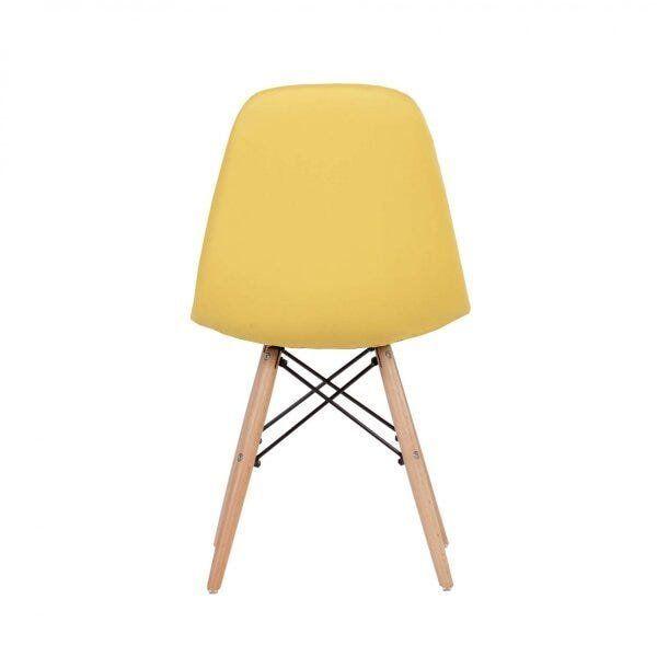 Imagem de Cadeira Eames Estofada em Couro Madrid Fratini