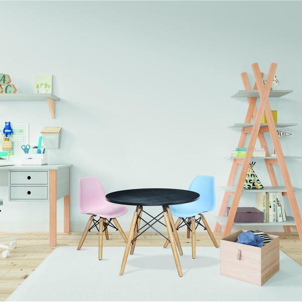 Imagem de Cadeira Eames Infantil Branca Empório Tiffany Base Em Madeira