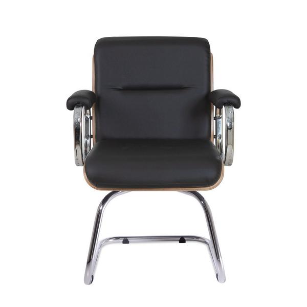 Imagem de Cadeira Eames para Escritório Linha Capa em Madeira Preto