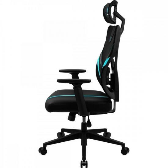 Imagem de Cadeira Ergonomic Yama1 Preta/Cyan THUNDERX3