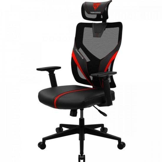 Imagem de Cadeira Ergonomic YAMA1 PRETA/VERMELHA THUNDERX3