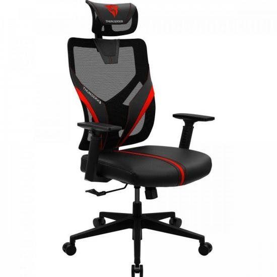 Imagem de Cadeira Ergonomic YAMA1 PRETA/VERMELHA THUNDERX3