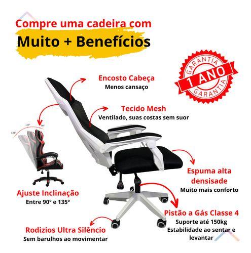 Imagem de Cadeira Escritório Executiva Diamond DOC100 WHT