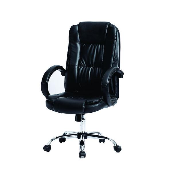 Cadeira Escritório Giratória Office Presidente Preta Estilo e Conforto para Seu Ambiente de Trabalho - LinhaEvolux Imagem de Cadeira Escritório Giratória Office Presidente Preta Estilo e Conforto para Seu Ambiente de Trabalho