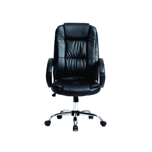 Cadeira Escritório Giratória Office Presidente Preta Estilo e Conforto para Seu Ambiente de Trabalho - LinhaEvolux Imagem de Cadeira Escritório Giratória Office Presidente Preta Estilo e Conforto para Seu Ambiente de Trabalho