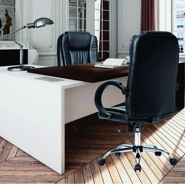 Cadeira Escritório Giratória Office Presidente Preta Estilo e Conforto para Seu Ambiente de Trabalho - LinhaEvolux Imagem de Cadeira Escritório Giratória Office Presidente Preta Estilo e Conforto para Seu Ambiente de Trabalho