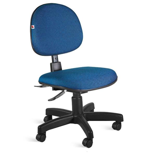 Imagem de Cadeira Executiva Back Sistem Tecido Azul Com Preto