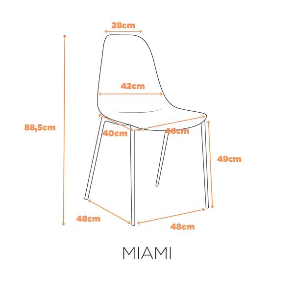 Imagem de Cadeira Fixa Concha Miami