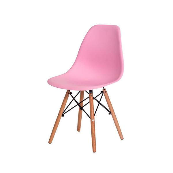 Imagem de Cadeira Fixa Spezia em polipropileno e pé palito em madeira - GRP