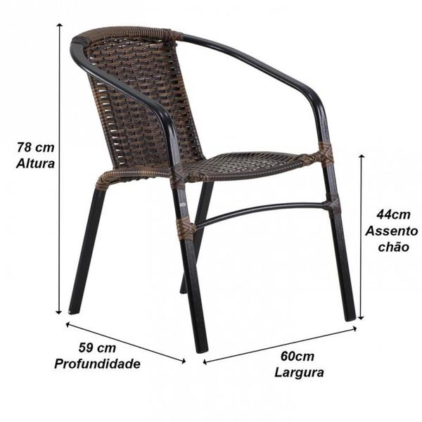 Imagem de Cadeira Floripa Em Alumínio Com Pintura Eletrostática Área