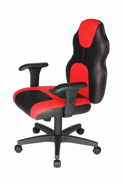 Imagem de Cadeira Gamer Base com braço Linha Gamer Racing Vermelho