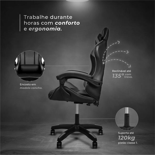 Imagem de Cadeira Gamer Best Chair Ergonômica Start Line - Vermelho