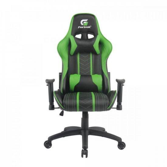 Imagem de Cadeira Gamer BLACK HAWK PRETA/VERDE Fortrek