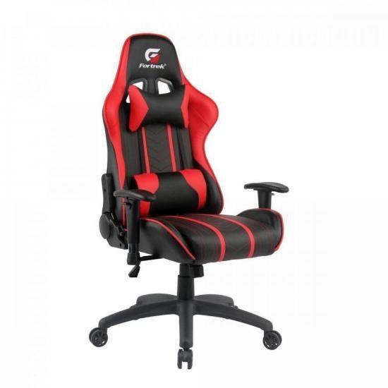 Imagem de Cadeira Gamer Black Hawk Preta/Vermelha Fortrek