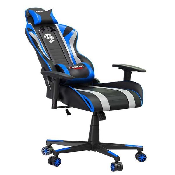 Imagem de Cadeira Gamer BlackHawk Inclinação ate150kg Preto/Azul - ELG