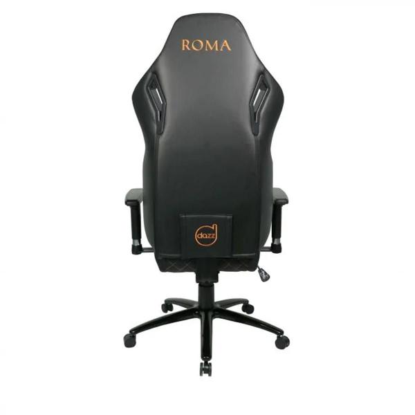 Imagem de Cadeira Gamer Cities Roma Ergonômica Preto E Laranja Dz