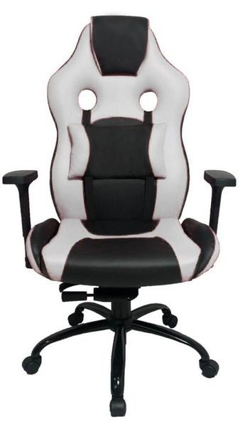 Imagem de Cadeira Gamer com Almofada Linha Gamer Racing Branco