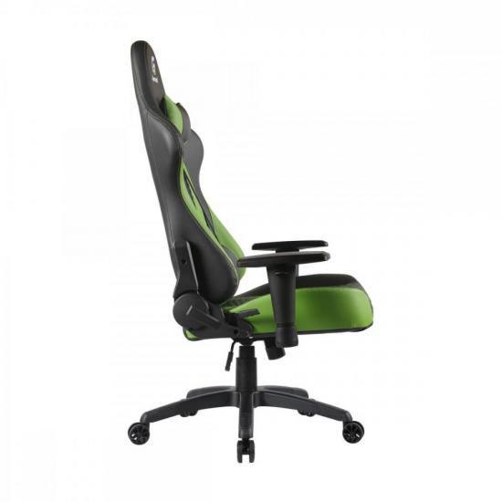 Imagem de Cadeira Gamer Confortável Preta E Verde Fortrek Cruiser