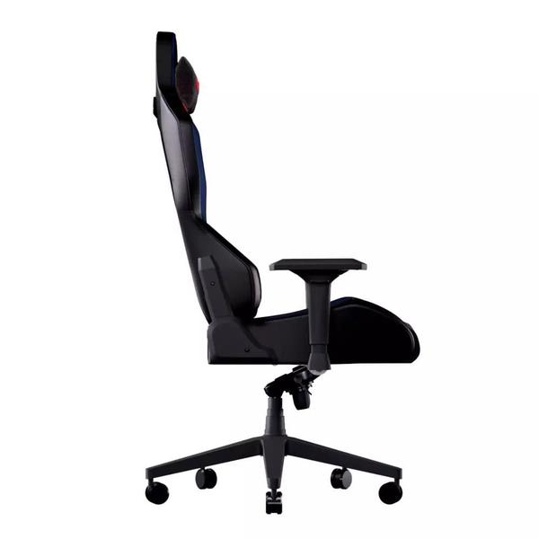 Imagem de Cadeira Gamer Cor Azul Pcyes Colbat Suporta Até 150Kg Confortável Com  de Apoio Braço 4D Suporte Lombar