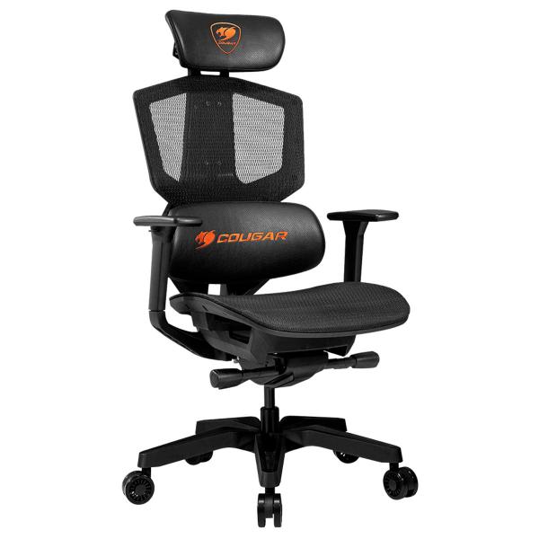 Imagem de Cadeira Gamer Cougar Argo One, Ergonômica, Até 150Kg, Preta e Laranja - 3MARGOS.0001