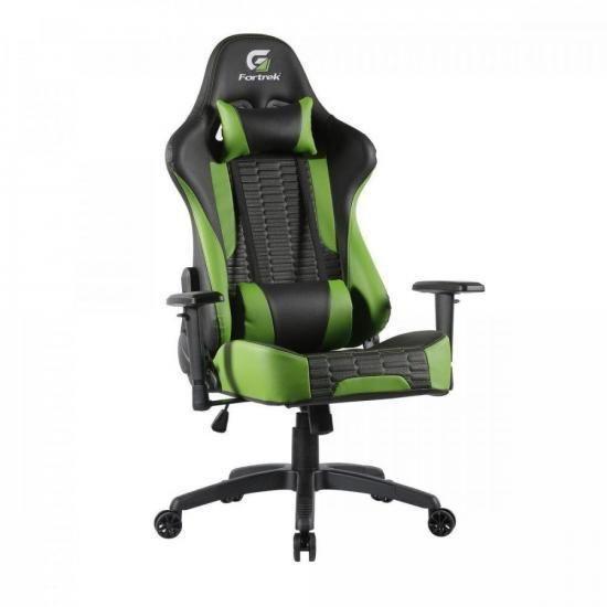 Imagem de Cadeira Gamer Cruiser Preta/Verde Fortrek