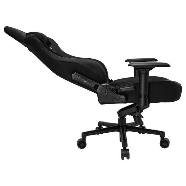 Imagem de Cadeira Gamer DT3 Sports Rhino Fabric, com Almofada, Reclinável, Apoio de Braço 4D, Cool Black - 13292-7